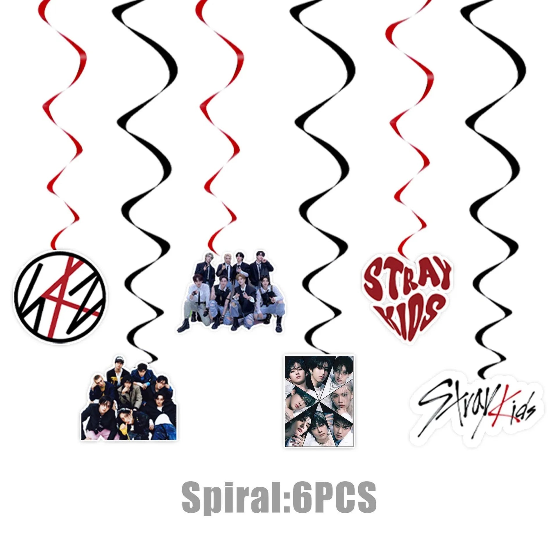 New SK Male Group Birthday Party Theme Decoration Cup Plate Banner Backdrop Gift Bag for Gift Baby Shower Supplies
