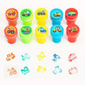 10 pcs Construction Vehicle Stamps Classroom Reward Stamps Construction Vehicle Stamps Miniature Stamps Scrapbook Stamps