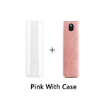 2 In 1 Screen Cleaner Spray Kit Portable Screen Cleaning Tools Microfiber Cloth For Apple Watch iPhone Xiaomi PC Laptops Phone