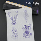 20/100pcs Tattoo Transfer Paper Carbon Thermal Stencil 4 Layered Sheet Tattoo Paper Copy Paper Tracing Paper for Tattoo Supplies