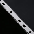 100pcs 11 Holes Thickening Transparent Plastic Punched File Folders A4 Document Sleeves Protector Office Supplies