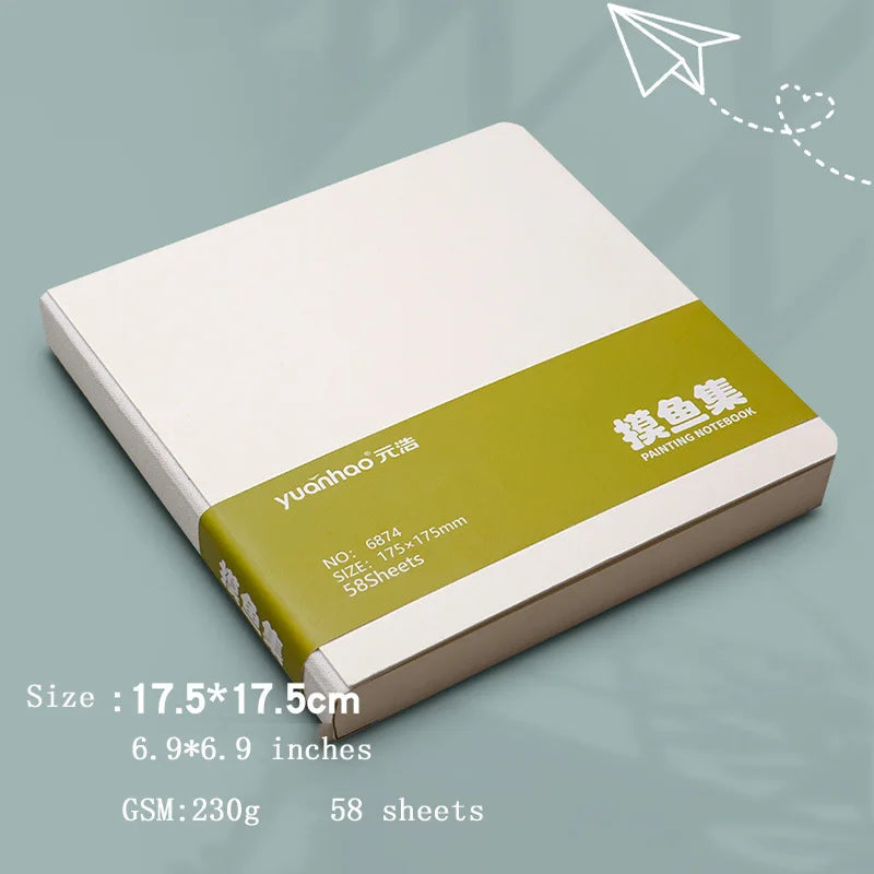 Mini Watercolor Drawing Book Thick Paper GSM 230g Pocket Sketchbook Marker Painting Paper ,Leisure  Entertainment Art Supplies
