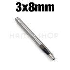 1pc 2mm-6mm Width Leather Oval Shape Hole Punch Steel Craft Hollow Hole Punch Leather Tools Leather Belt Hole Punch DIY Tools