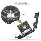 New Outdoor Compass Hiking Survival Compass with Clinometer,Waterproof Durable and Pocket-Sized Good for Camping Hunting Hiking