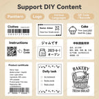 P50 Adhesive Label Printer Similar as M110 Marklife P50 E210 Label Machine Inkless Thermal Label Maker Or 1PK P50 Label Sticker