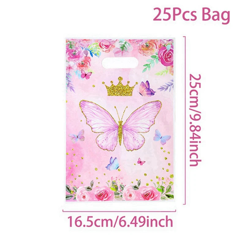 Butterfly Birthday Party Decoration  Butterfly Party Disposable Tableware Paper Cup Plate Birthday  Party