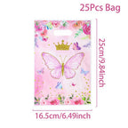Butterfly Birthday Party Decoration  Butterfly Party Disposable Tableware Paper Cup Plate Birthday  Party