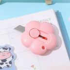 Lovely Flowers Portable Utility Knife Paper Cutter Cutting Paper Razor Blade Letter Envelope Opener Knife Office Stationery