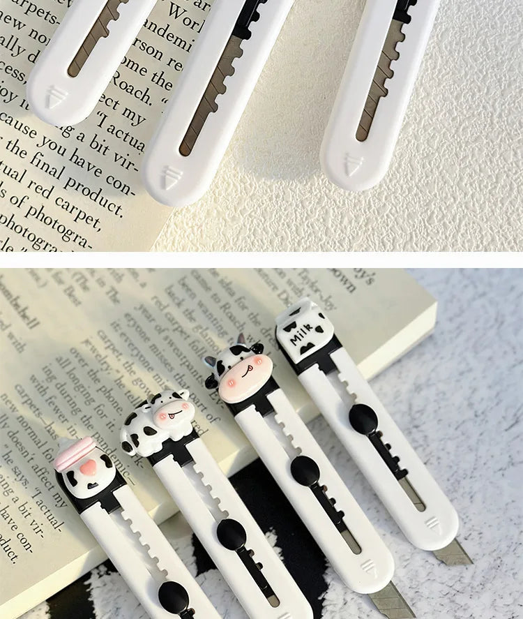 1pc Adorable Cow Letter Opener for Effortless Envelope Opening School Supplies