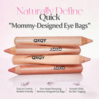 QXQY 3D Under-Eye Highlighter Pen Waterproof Smudge Resistant Long-Lasting Multi-Use Eye Liner Brightening