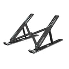 (BBQ4)Universal Laptop Stand Adjustable Notebook Holder For Macbook Non-slip Foldable Cooling Base Bracket For Tablet Phone