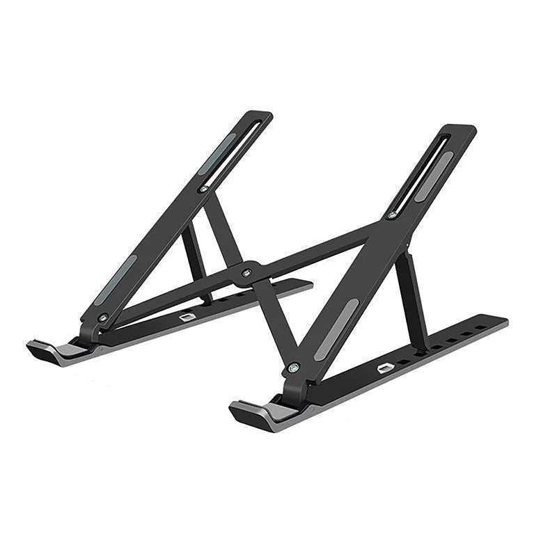 (BBQ4)Universal Laptop Stand Adjustable Notebook Holder For Macbook Non-slip Foldable Cooling Base Bracket For Tablet Phone