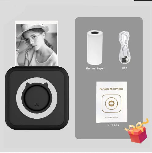 X6 Mini HD Portable Label Thermal Printer Endurance Bluetooth Printer for Student Error Title Note Wrong Pocket Inkless Printing