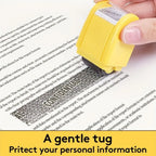 Leakproof Identity Theft Protection Roller Stamp Portable Roller Stamp Manual Roller Stamp Ink Refill Garbled Chapter