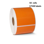 Premium quality 2.25" X 4" Custom Self-adhesive Thermal Shipping Labels 57 X 102 mm 350 Color labels per roll