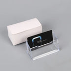 Transparent Plastic Business Card Holder Acrylic Business Card Display Stand Can Be Placed 30-40 Business Cards Office Supplies