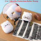 Roller Stamp Messy Code Erase Security Self-Inking Hide Seal Identity Information Theft Protection Privacy Eliminators Portable