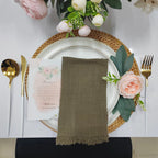 6PCS 43x43cm Dinner Table Rustic Decor Muslin Tea Towels, Birthday Decore Retro Cotton Cheesecloth, Cotton Gauze Wedding Napkins