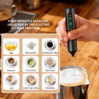 Wireless Electric Mini Milk Frother Coffee Whisk Portable Egg Beater Blender Kitchen Cooking Stirrer Cappuccino Coffee Maker