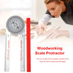 Professional Miter Saw Protractor Angle Finder Precision Miter Angle Finder Plumbers Woodworking Scale Mitre Saw Measuring Tool