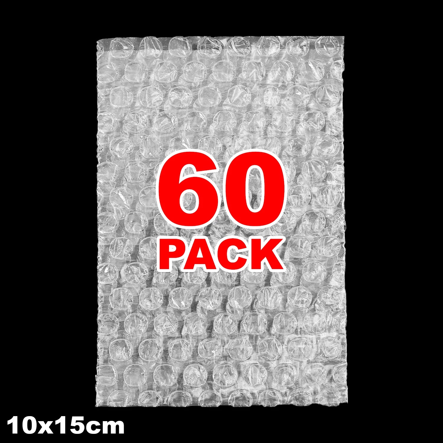 20/60/100PCS Bubble Cushion Wrap Bags Bulk Transparent Double Wall Bubble Wrap Pouches Shockproof Clear Shipping Packing Bags