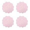 4PCS Cotton Napkins With Wavy Edge Embroidery Suitable for Dinner Wedding Hotel Christmas