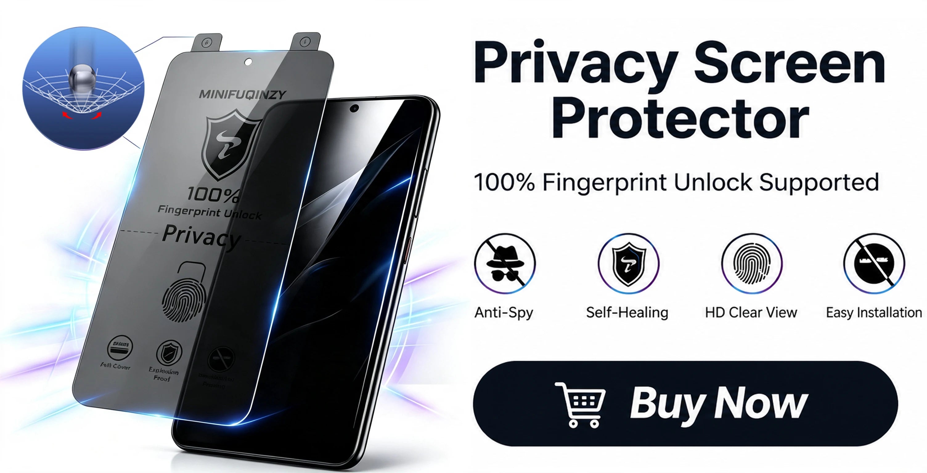Self Repair Privacy Film For Samsung Galaxy S26 S25 S24 S23 Ultra S22 S21 S20 Plus  Anti-Spy Screen Protector Note 20 10 S10 5G