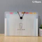 ♥A4 Multi-layer Student Insert Exam Organizer, Accordion Folder For Subject Classification, Exam File Storage Bag
