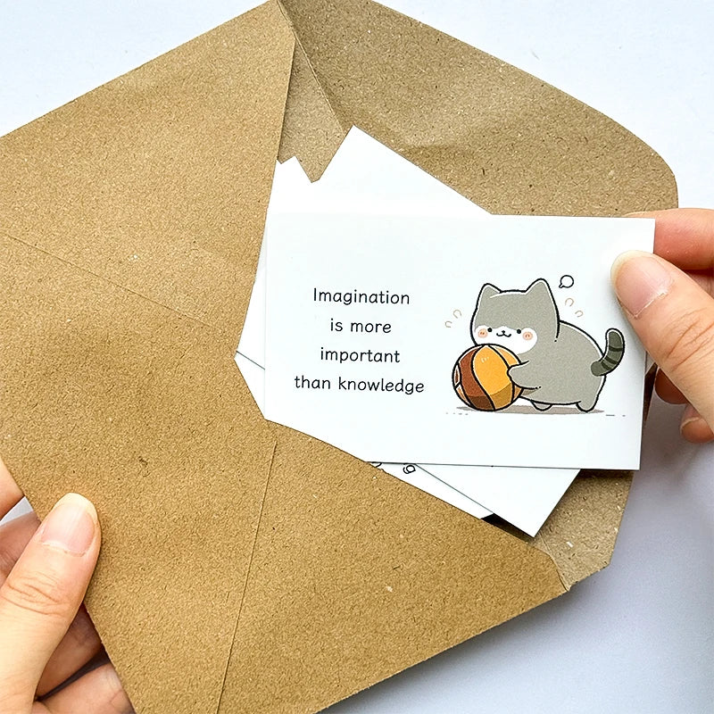 Mr Paper, 90 Inspirational Affirmation Cards Student Stationery Supplies kawaii stationery cardstock paper affirmation cards