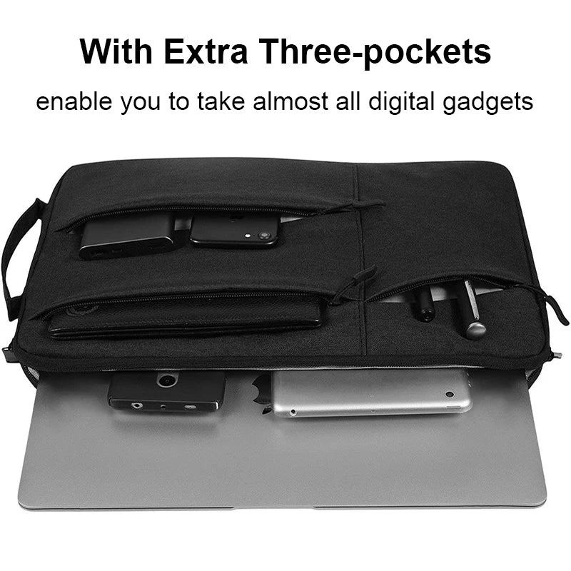 Portable Laptop Bag 11 12 13 14 15 Sleeve Case 13.3 15.4 15.6 Inch For Huawei Macbook Air Pro Redmi MacBook Dell PC Case Cover