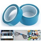 50M Blue PET Adhesive Tape For Fridge Fixed Refrigerator Air Conditioner Fixed Installation Transport