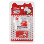 Genuine Sanrio Hello Kitty Stapler Set with Staples Bookbinding Machine Creative Stationery Gift for Women School Office
