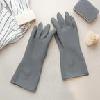 1 Pair Thick Latex Kitchen Rubber Gloves for Dishwashing Cleaning and Household Chores Durable and Comfortable,Waterproof