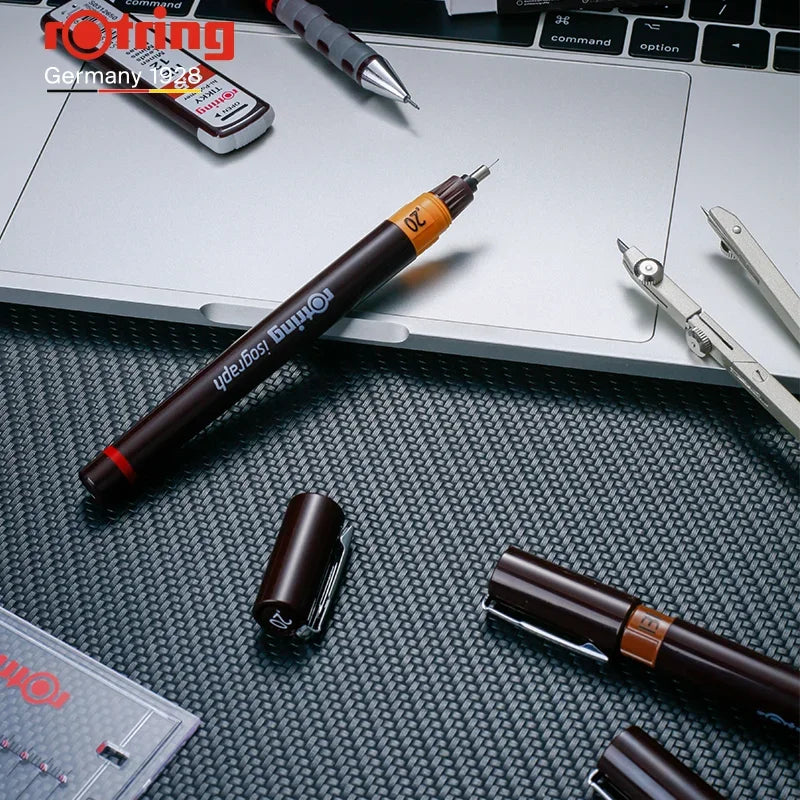 1pc rOtring Isograph Needle Pen 0.1-0.8mm Repeated replacement nib Addable Ink hook line pen Hand-painted/ Drawing Pen