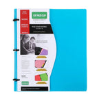 3 Ring Loose-leaf File Folder Thickened Detachable Notebook Binder Portable Multifunctional Loose Leaf Document Folder