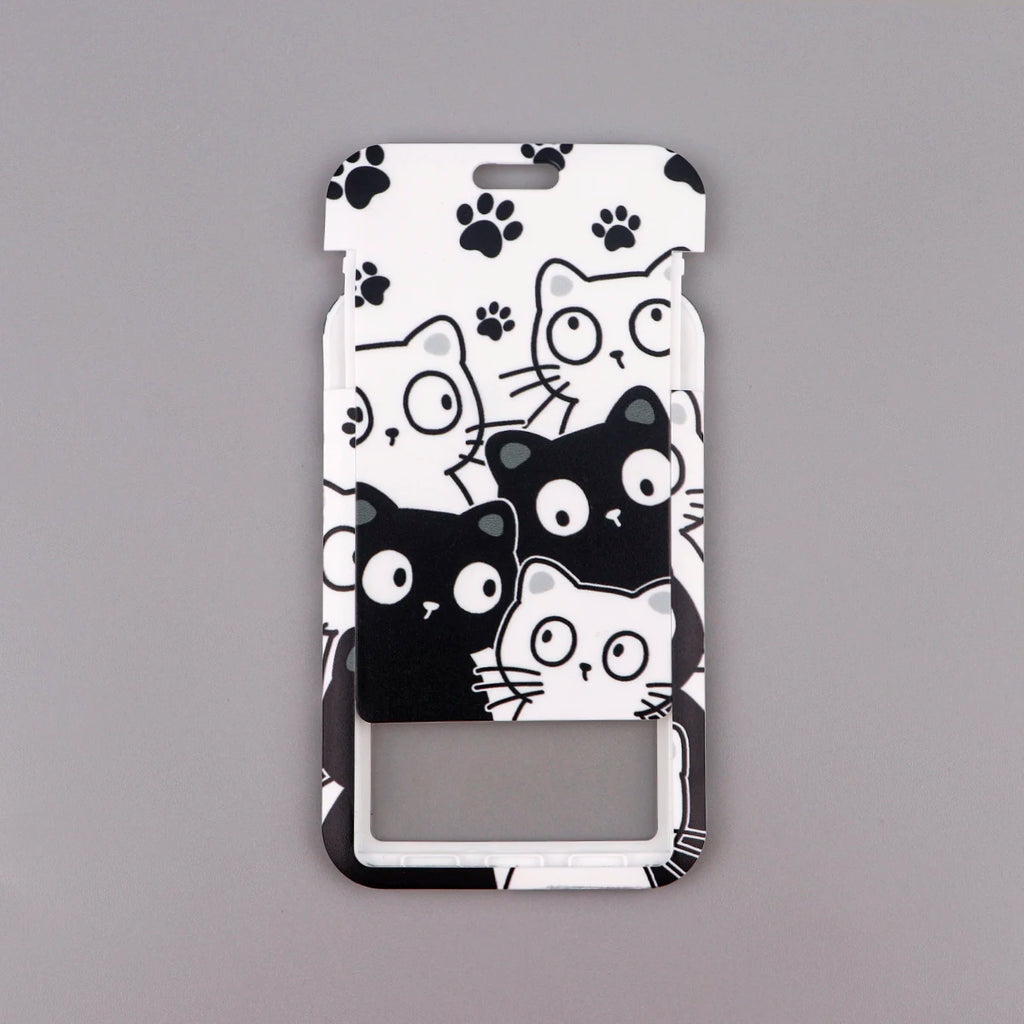 Kawaii Cat Credential Holder Cute Cat Paw Lanyards for Keys Neck Strap ID Card Gym Phone Straps Keychain Keyring Accessories