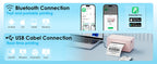 Thermal Label Printer -4x6 Shipping Label Printer for Small Business, Home Use - Compatible with Android, iPhone and Windows