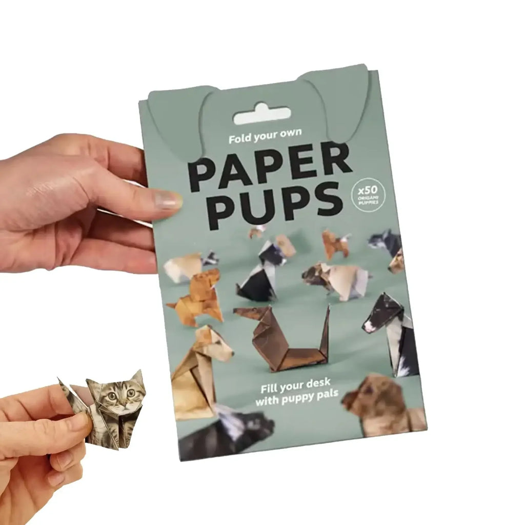 Creative DIY Paper Cats 50 Sheets DIY Origami Paper Handmade DIY Paper Cat Dog Dinosaur Fun Art Craft Folding Animal Folding Set