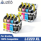 223XL Cartridge Compatible For Brother LC223 LC 223XL LC Ink Cartridges DCP-J4120DW MFC-J4420DW J4620DW 4625DW Printer XL