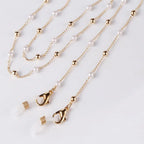Fashion Pearl Sunglasses Chain Wearing Neck Holding Beaded Lanyard Cord Masks Sunglass Reading Glasses Chain Eyewear Accessories