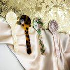 Colorful Acrylic Ice Cream Spoons Coffee Caviar Stirring Spoons Dessert Teaspoons Kitchen Tableware Craft Tools