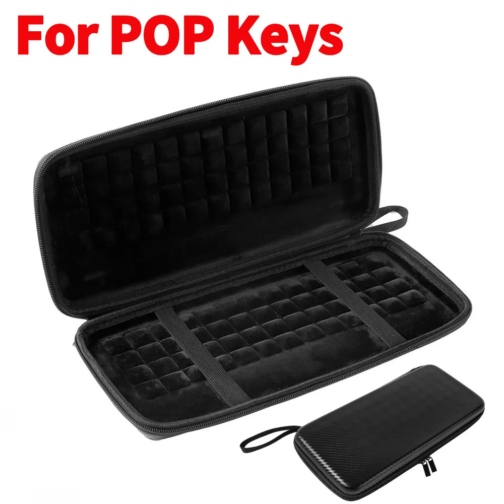 Carrying Case for MX Keys S Wireless Keyboard Storage Case Shockproof EVA Hard Case Illuminated Keyboard Storage Bag