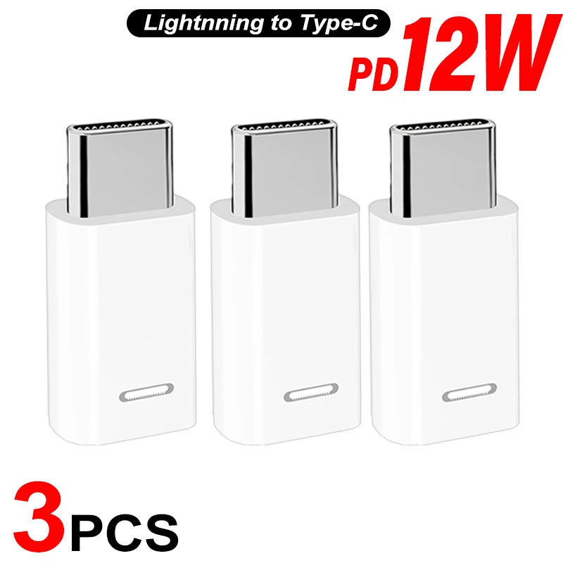 5-1Pcs Lightnning Female To Type C Male Adapter for iPhone 17 16 15 Samsung USB C Charging Converters IOS To Type C Converter