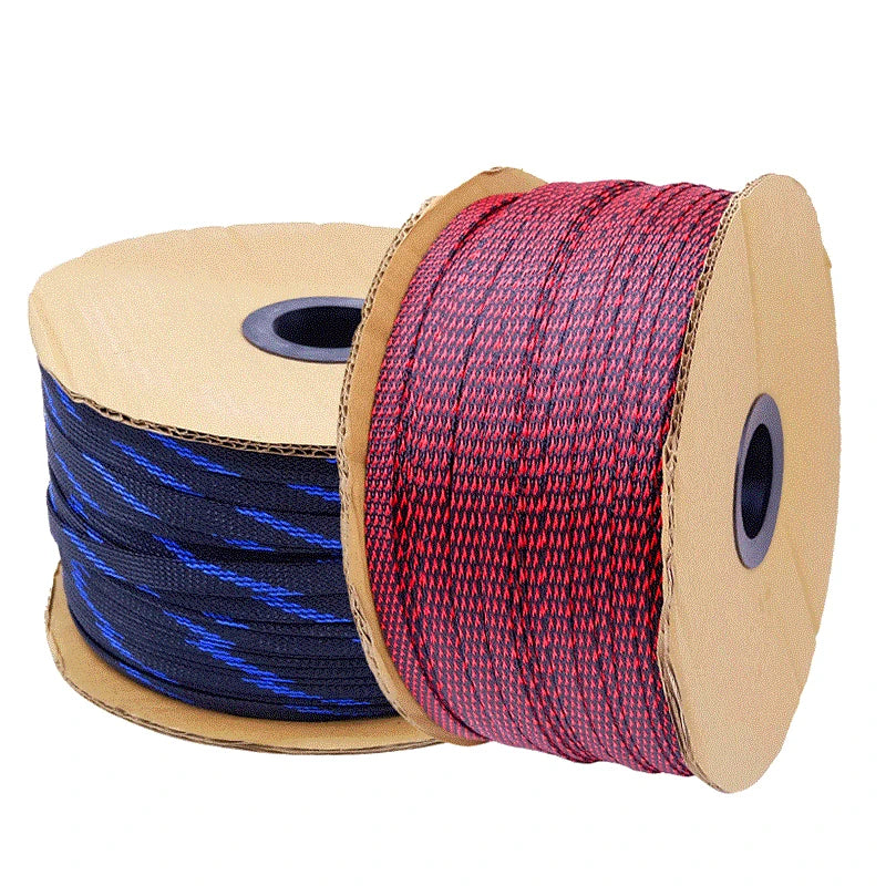 5/10M Braided Cable Sleeve 3mm 4mm 6mm 8mm 10mm 12mm 14mm PET Expandable Cover Insulation Nylon Sheath Wire Wrap Protection