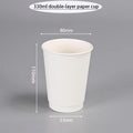 1000pcs 9oz 250ml double wall coffee cups, insulated double wall paper cups, company logo personalized customization wholesale