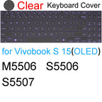 Keyboard Cover for ASUS Vivobook 15 Pro 15X OLED GO S S15 N6506 S5507 S5506 M5506 X1505 M1505 K3504 Silicone Protector Skin Case