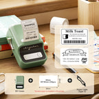 NiiMbot B21 Mini Thermal Printer Wireless Barcode Label Maker Bluetooth Portable Adhesive Label Printers for Office Commercial