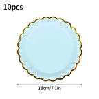 24pcs 7/9inch Pink Daisy Theme Disposable Tableware Flower Plate Napkin Banner Birthday Party Baby Shower Wedding Decor