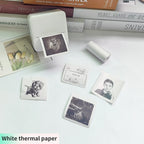 Sticker Printer - Model X6 Print Pods Mini Printer, Bluetooth Thermal Sticker Maker with Rolls Paper | Compatible with iPhone