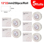 3/5/10 Rolls NiiMBOT D110 D11 D101 Offical Label Printer Sticker Various Size of White Color Paper Roll 12*40mm 15*30mm Anti-Oil